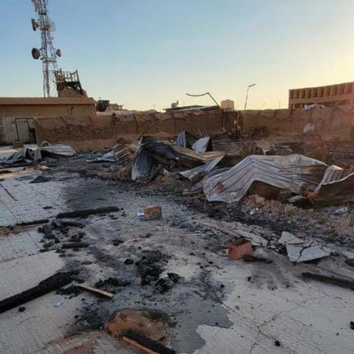 Damage at al-Tanf, October 20, 2021