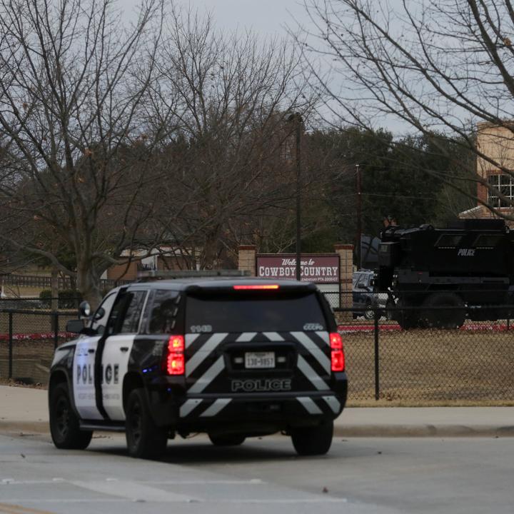 Police respond to a terrorist hostage-taking at a Texas synagogue - source: Reuters