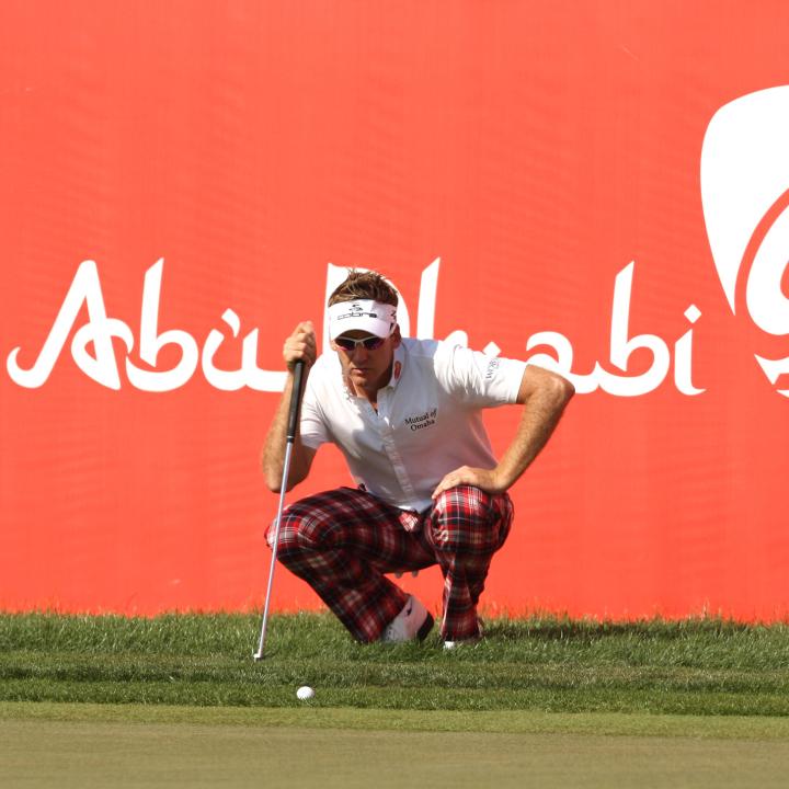 A professional golfer at a tournament in the UAE - Source: Reuters