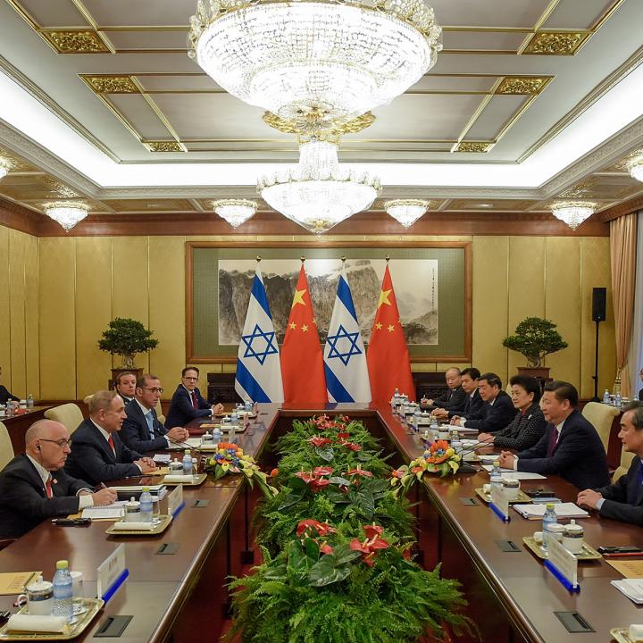 Israeli Prime Minister meets Chinese President Xi Jinping in Beijing, 2017 - source: Reuters