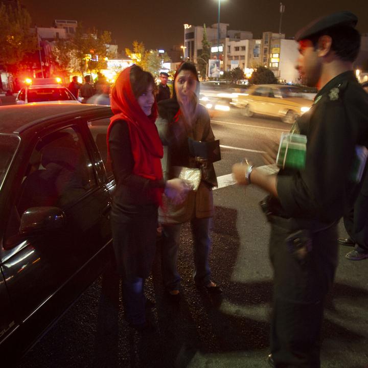 Iranian morality police confront women in Tehran - source: Reuters