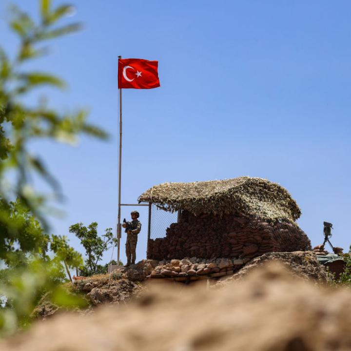 A Turkish outpost in Iraqi Kurdistan