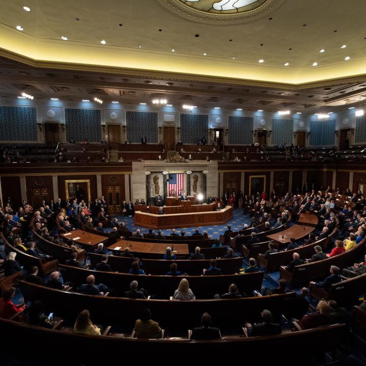 President Biden delivers the 2022 State of the Union address in Washington - source: U.S. government