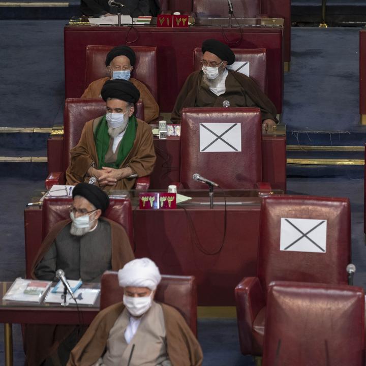 Clerics gather in a bi-annual meeting of Iran's Assembly of Experts - source: Reuters