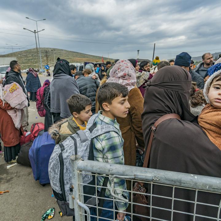 Syrian refugees leaving Turkey after earthquake