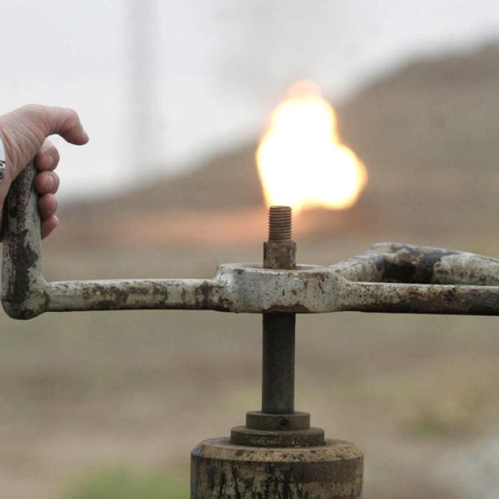 Photo of an oil facility in the Kurdistan Region of Iraq.