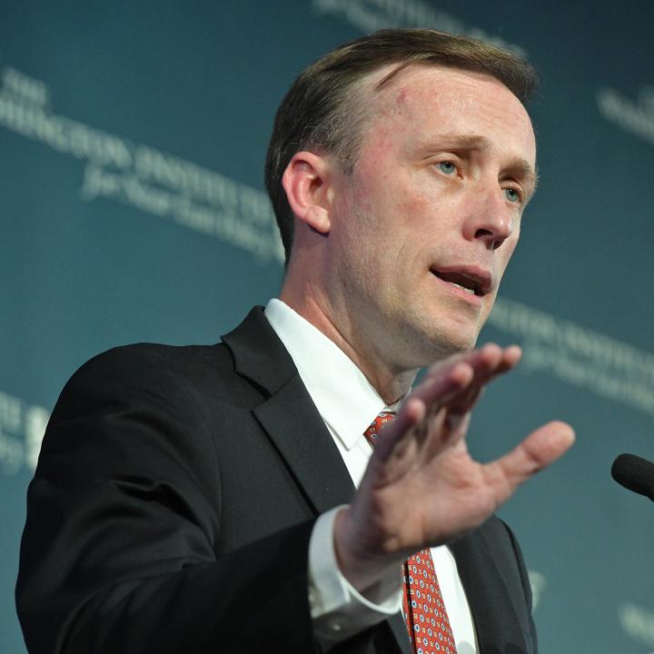 national Security Advisor Jake Sullivan addresses the Institute's 2023 Soref Symposium