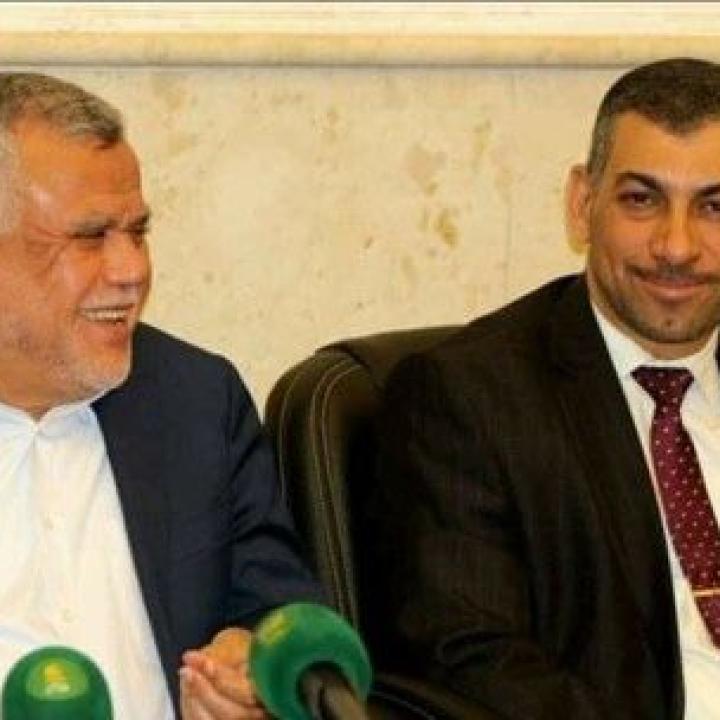 Haydar Zaher and Hadi al-Ameri