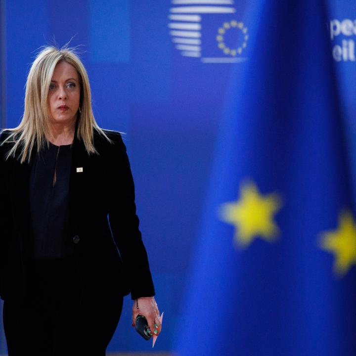 Italian PM Giorgia Meloni