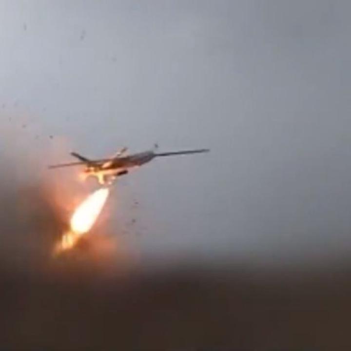 Take-off of claimed Saraya al-Ashtar April 27, 2024 drone attack on Israel