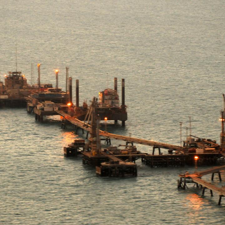 Oil platform, Shatt al-Arab, Iraq