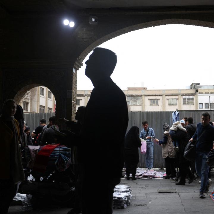 Iranians shop in a Tehran market ahead of Nowruz celelbrations in 2024 - source: Reuters