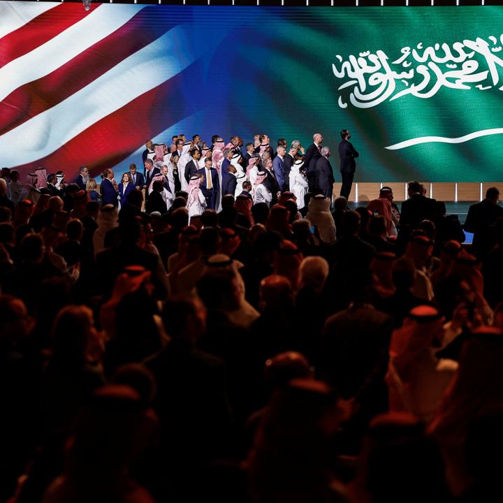 Attendees at the Saudi Investment Forum in Riyadh in May 2025 - source: Reuters