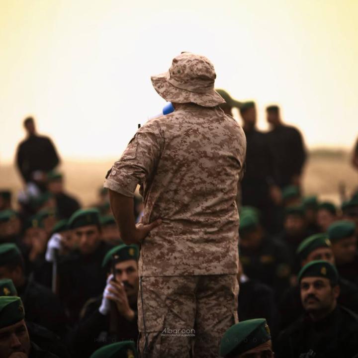 Kataib Hezbollah troops receiving instruction in Iraq