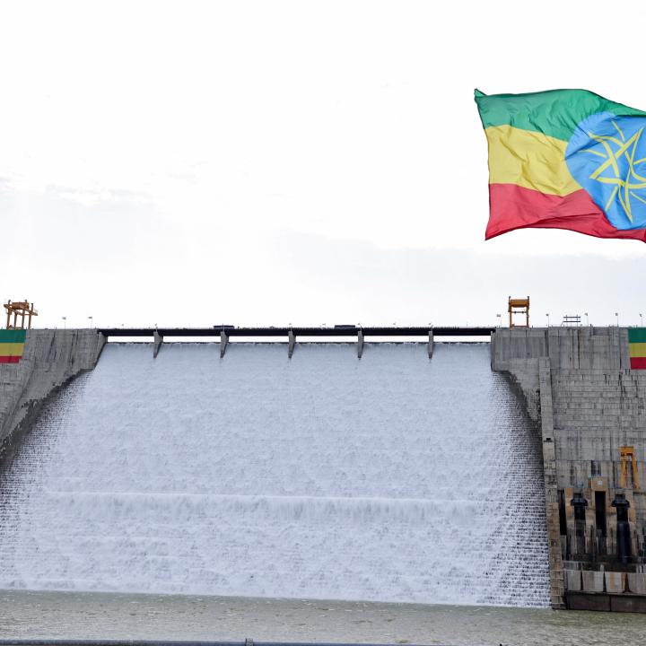 Photo of Ethiopia's Grand Renaissance Dam, September 2025.