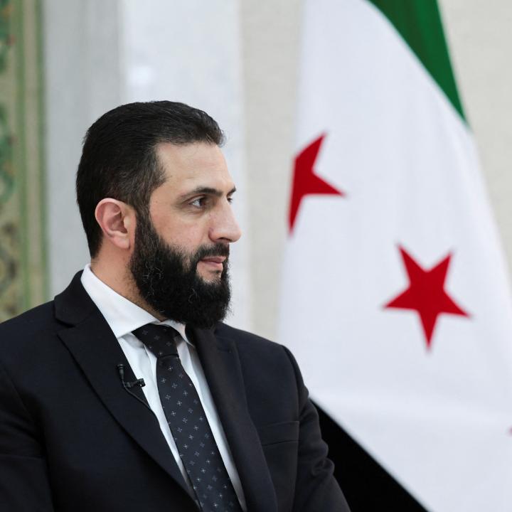 President Sharaa of Syria in Damascus in 2025 - source: Reuters