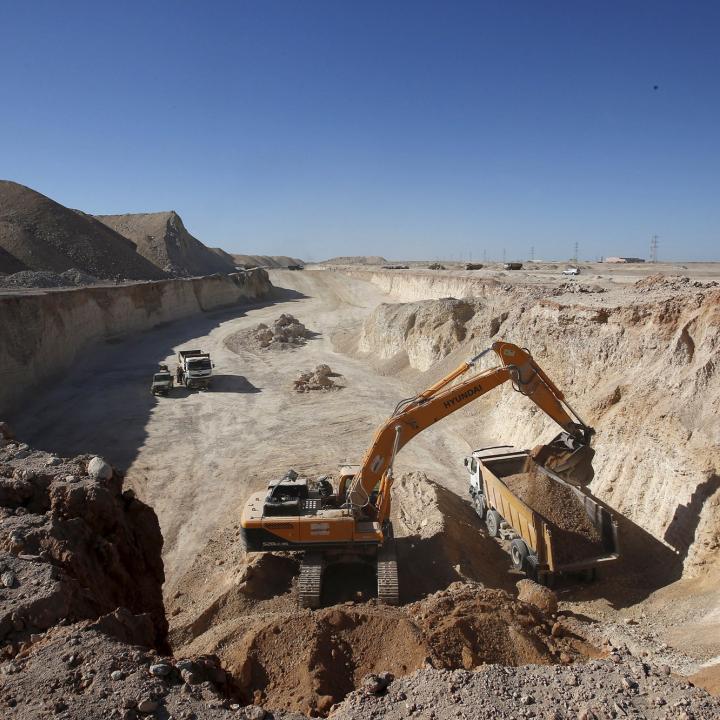 A phosphate mine in Morocco - source: Reuters