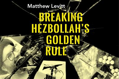 Breaking Hezbollah's Golden Rule Podcast cover image - source: TWI