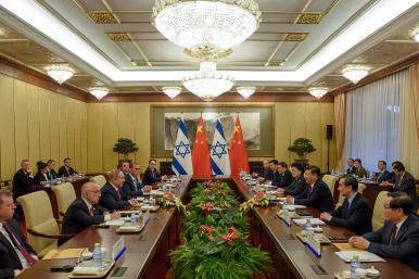 Israeli Prime Minister meets Chinese President Xi Jinping in Beijing, 2017 - source: Reuters