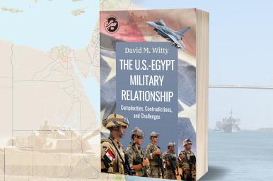 Book cover with U.S. and Egyptian soldiers taking part in Bright Star exercise