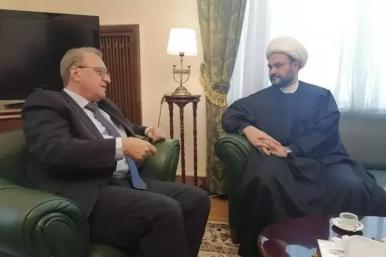 Akram Kaabi meets Russian Deputy Foreign Minister Bogdanov in Moscow in December 2022