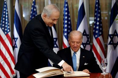 Israeli prime minister Natanyahu and U.S. president Biden in Jerusalem in 2021 - Source: Reuters