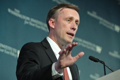 national Security Advisor Jake Sullivan addresses the Institute's 2023 Soref Symposium