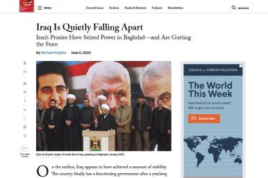 Foreign Affairs - Iraq is Quietly Falling Apart