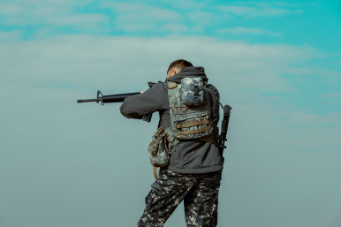 Kurdish fighter, NE Syria