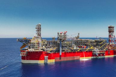 Energean's floating production unit, FPSO, is seen offshore Israel in the eastern Mediterranean in June 2022 - source: Reuters