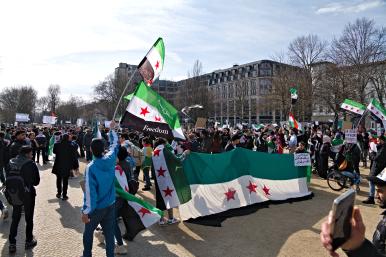 Syria rally in Berlin