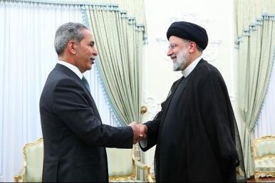 Faiq Zaydan meets Ebrahim Raisi, 2023