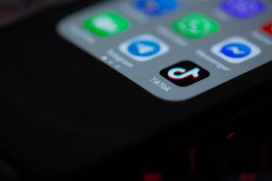 phone with messaging apps