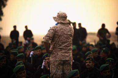 Kataib Hezbollah troops receiving instruction in Iraq