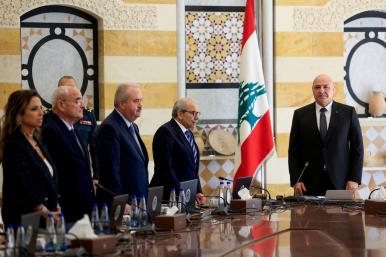 Lebanon's President, Joseph Aoun, meets with his Cabinet in November 2025 - source: Reuters