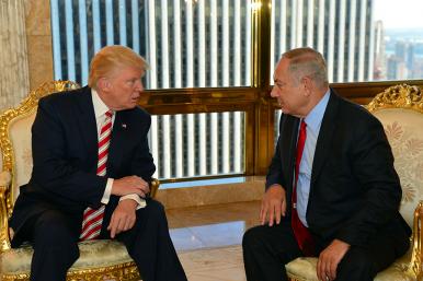 President Donald Trump meeting with Prime Minister Benjamin Netanyahu of Israel - source: Reuters