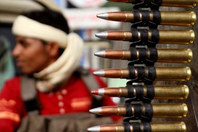 A government solcier in Yemen