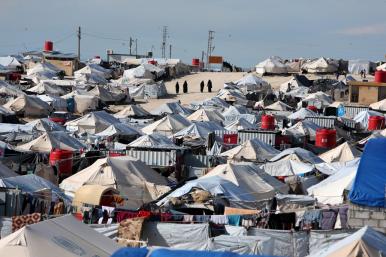 A view of the Al-Hawl (or Al-Hol) ISIS detention camp in Syria - source: Reuters