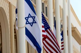 U.S. and Israeli flags