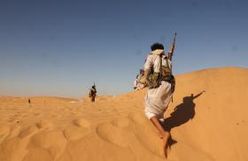 Pro-government tribal fighters advance in Marib Province, Yeman - source: Reuters