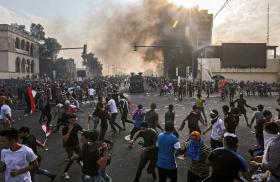 Iraqi protesters