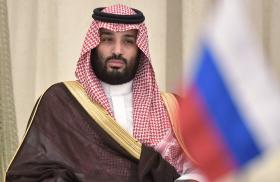 Saudi Crown Prince Mohammed bin Salmon durnig a meeting with Russian President Vladimor Putin in Rihady - source: Reuters