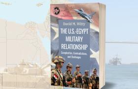Book cover with U.S. and Egyptian soldiers taking part in Bright Star exercise