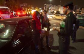 Iranian morality police confront women in Tehran - source: Reuters