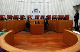 The Israeli Supreme Court in session - source: Reuters