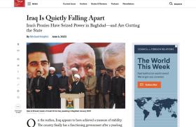 Foreign Affairs - Iraq is Quietly Falling Apart