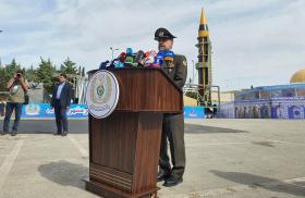 May 2023 unveiling ceremony for Iran's Khoramshahr ballistic missile