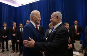 President Joe Biden and Prime Minister Binyamin Netanyahu meet at the United Nations in New York in September 2023 - source: Prime Minister's Office