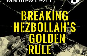 Podcast cover art: Breaking Hezbollah's Golden Rule, Season 2
