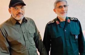 Abu Alaa al-Walai and Esmail Qaani